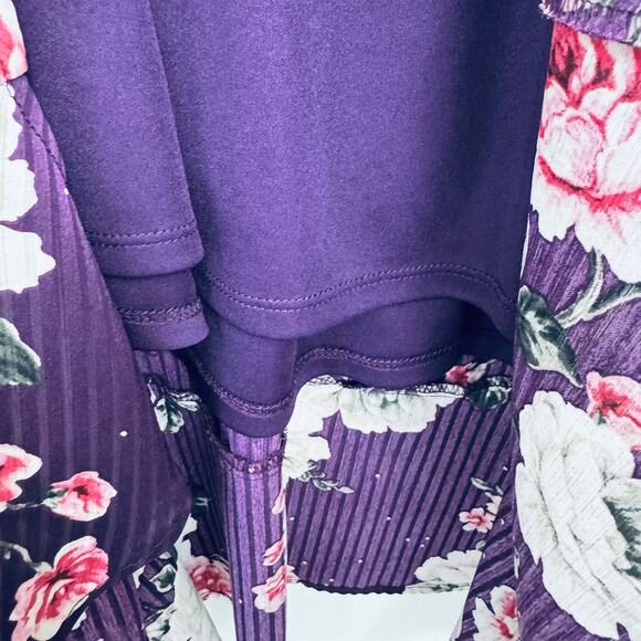 Torrid Womens Midi Dobby Satin Surplice Wrap Dress Size 3X Romantic Roses Floral - Picture 11 of 14